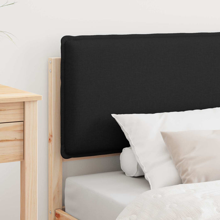 Cadru de pat cu tăblie tapițată cu headboard Negru 90 x 200 cm - WALTI WALTI