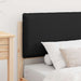 Cadru de pat cu tăblie tapițată cu headboard Negru 75 x 190 cm - WALTI WALTI