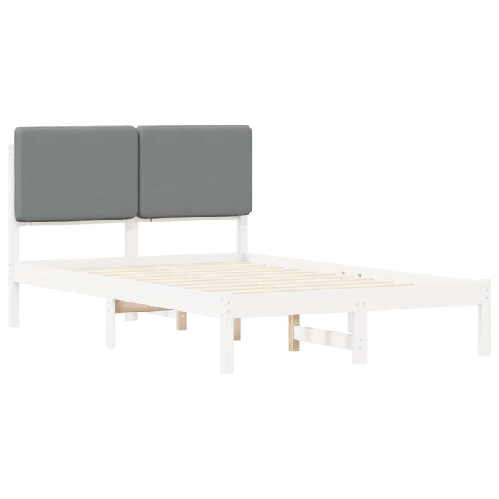 Cadru de pat cu tăblie tapițată Gri deschis 120 x 200 cm - WALTI WALTI