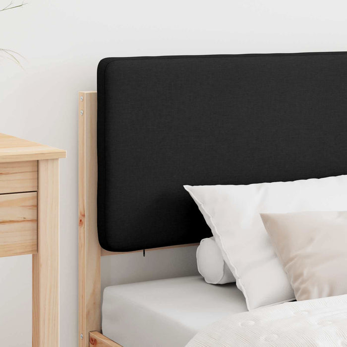 Cadru de pat cu tăblie tapițată cu headboard Negru 100 x 200 cm - WALTI WALTI