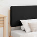 Cadru de pat cu tăblie tapițată cu headboard Negru 90 x 190 cm - WALTI WALTI