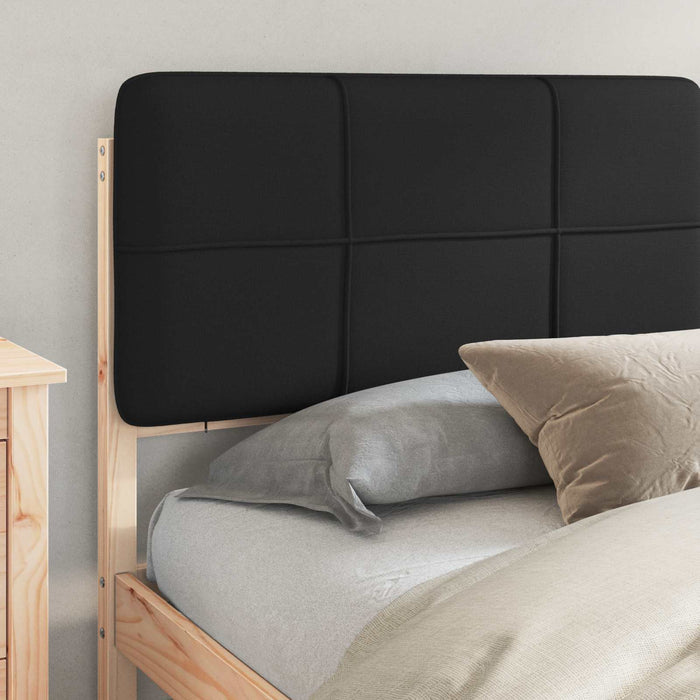 Cadru de pat cu tăblie tapițată cu headboard Negru 180 x 200 cm - WALTI WALTI