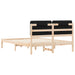 Cadru de pat cu tăblie tapițată cu headboard Negru 150 x 200 cm - WALTI WALTI