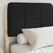 Cadru de pat cu tăblie tapițată cu headboard Negru 140 x 190 cm - WALTI WALTI