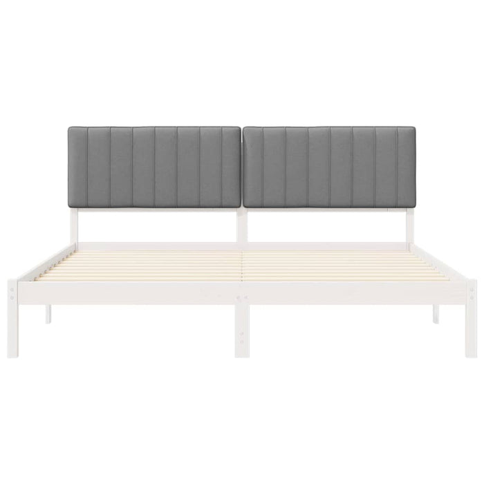 Cadru de pat cu tăblie tapițată Gri deschis 180 x 200 cm - WALTI WALTI