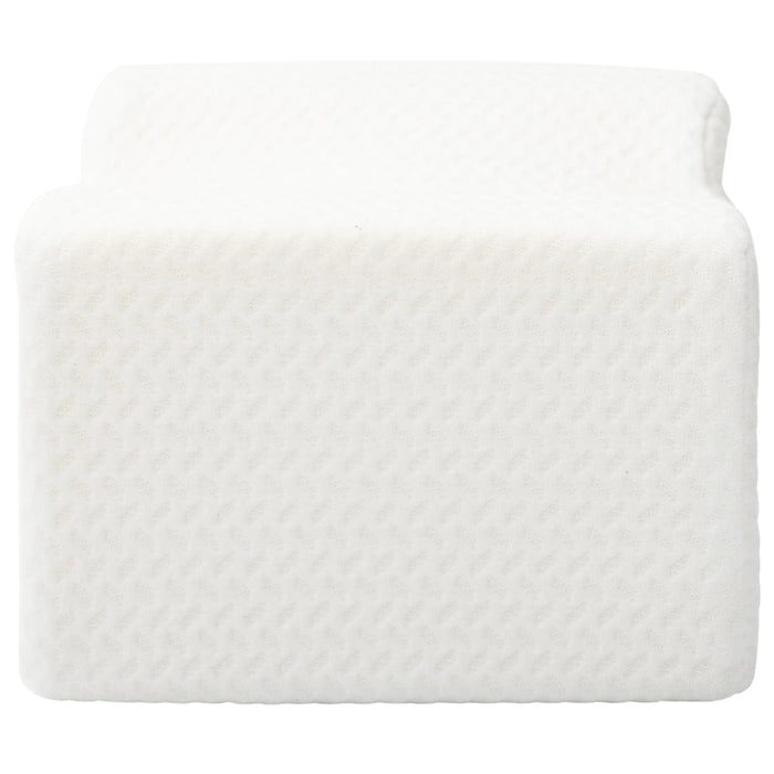 Knee Pillow Alb Spumă cu memorie și poliester 26 x 21,5 x 15 cm - WALTI WALTI
