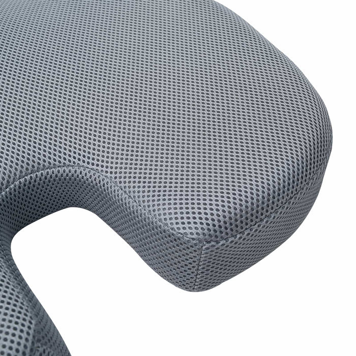 Pernă pentru șezut cu pernă Gri 47 x 37 x 8 cm Cu plasă - WALTI WALTI