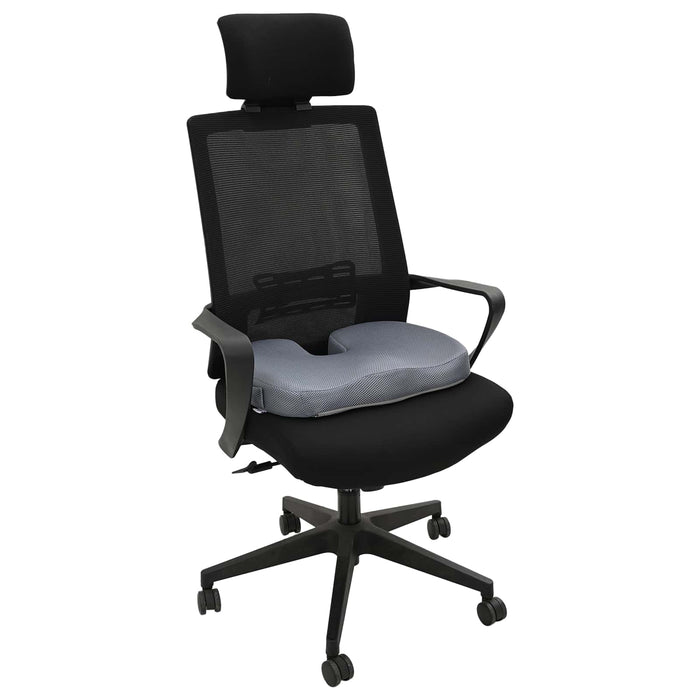 Pernă pentru șezut cu pernă Gri 47 x 37 x 8 cm Cu plasă - WALTI WALTI