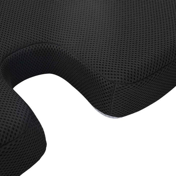 Pernă pentru șezut cu pernă Negru 47 x 36,5 x 8 cm Cu plasă - WALTI WALTI