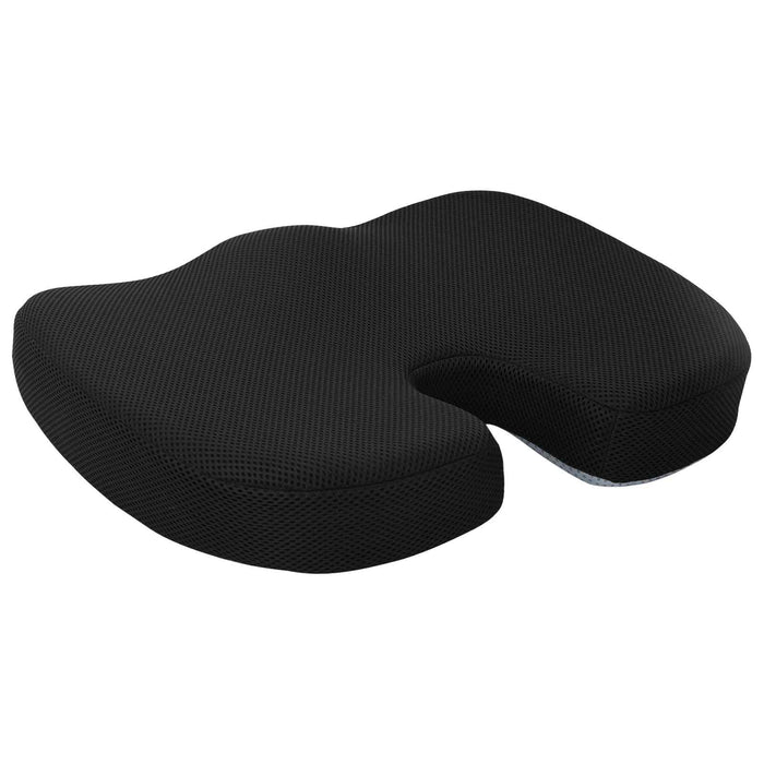 Pernă pentru șezut cu pernă Negru 47 x 36,5 x 8 cm Cu plasă - WALTI WALTI