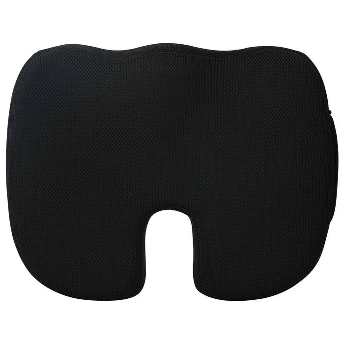 Pernă pentru șezut cu pernă Negru 47 x 36,5 x 8 cm Cu plasă - WALTI WALTI