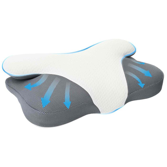 Perna pentru gât cu pernă Alb 57 x 36 x 13 cm Poliester - WALTI WALTI