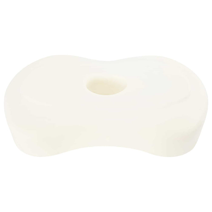 Perna pentru gât cu pernă Alb 53 x 35 x 11 cm Poliester - WALTI WALTI