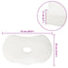 Perna pentru gât cu pernă Alb 53 x 35 x 11 cm Poliester - WALTI WALTI