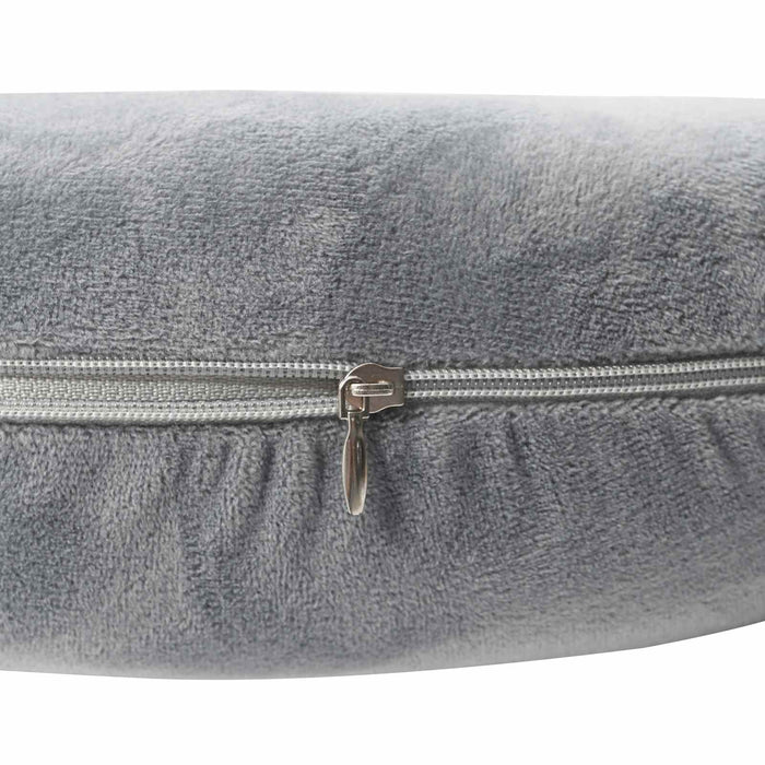 Pernă de voiaj pentru gât Gri Spumă cu Memorie 27 x 27 x 8,5 cm - WALTI WALTI