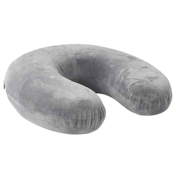 Pernă de voiaj pentru gât Gri Spumă cu Memorie 27 x 27 x 8,5 cm - WALTI WALTI