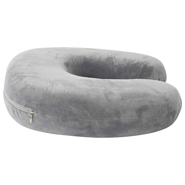 Pernă de voiaj pentru gât Gri Spumă cu Memorie 27 x 27 x 8,5 cm - WALTI WALTI