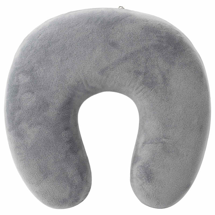 Pernă de voiaj pentru gât Gri Spumă cu Memorie 27 x 27 x 8,5 cm - WALTI WALTI