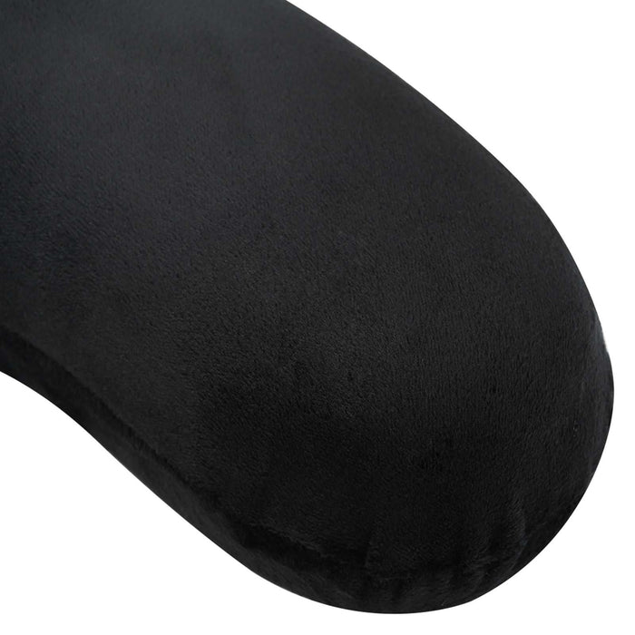 Pernă de voiaj pentru gât Negru Spumă cu Memorie 27 x 27 x 8 cm - WALTI WALTI