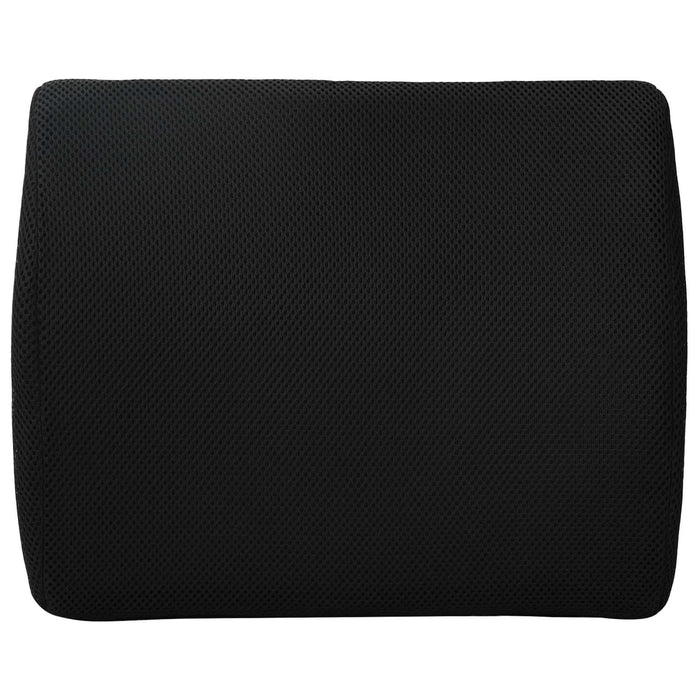 Perna pentru spate cu pernă Negru 35,5 x 30 x 12 cm Cu plasă - WALTI WALTI