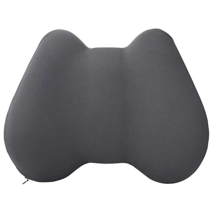 Perna pentru spate cu pernă Gri 40 x 32 x 14 cm Poliester - WALTI WALTI