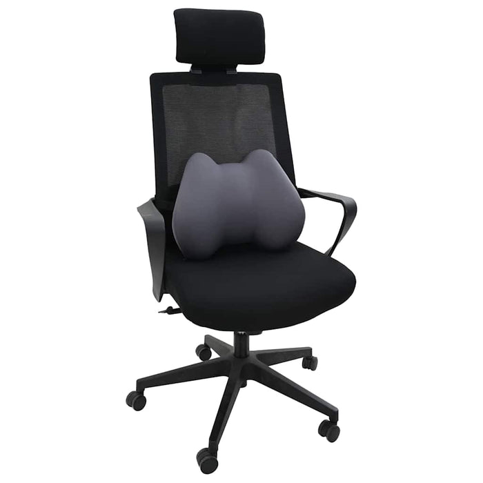 Perna pentru spate cu pernă Gri 40 x 32 x 14 cm Poliester - WALTI WALTI