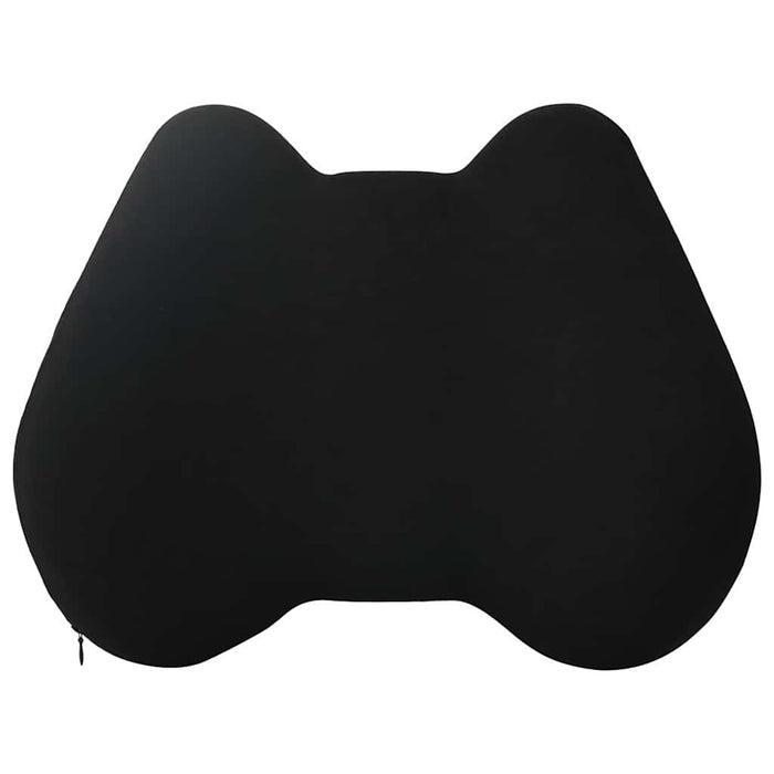 Perna pentru spate cu pernă Negru 40 x 32 x 13 cm Poliester - WALTI WALTI