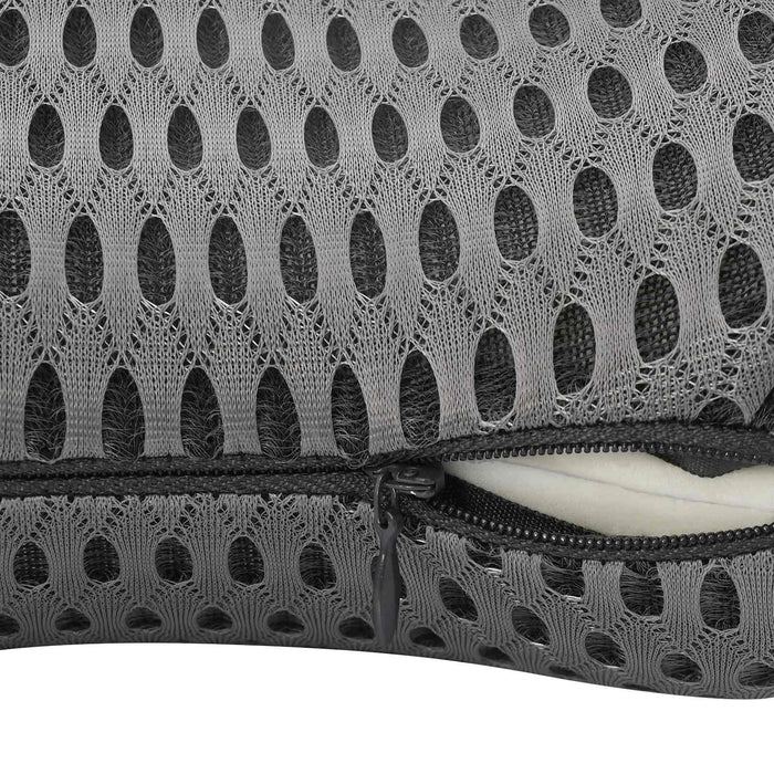 Pernă pentru gât Gri Spumă cu Memorie 31 x 22 x 13 cm - WALTI WALTI