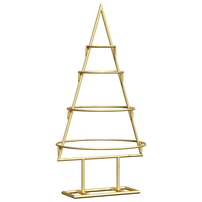 Pom de Crăciun din metal Auriu 60 cm Oțel vopsit în pulbere - WALTI WALTI