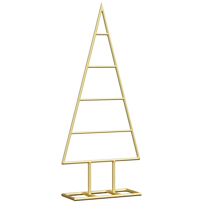 Pom de Crăciun din metal Auriu 60 cm Oțel vopsit în pulbere - WALTI WALTI