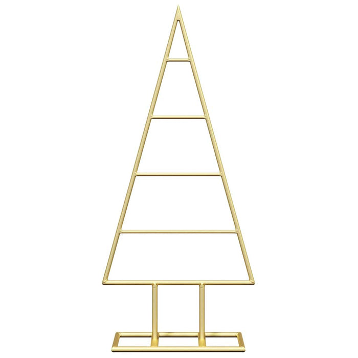 Pom de Crăciun din metal Auriu 60 cm Oțel vopsit în pulbere - WALTI WALTI