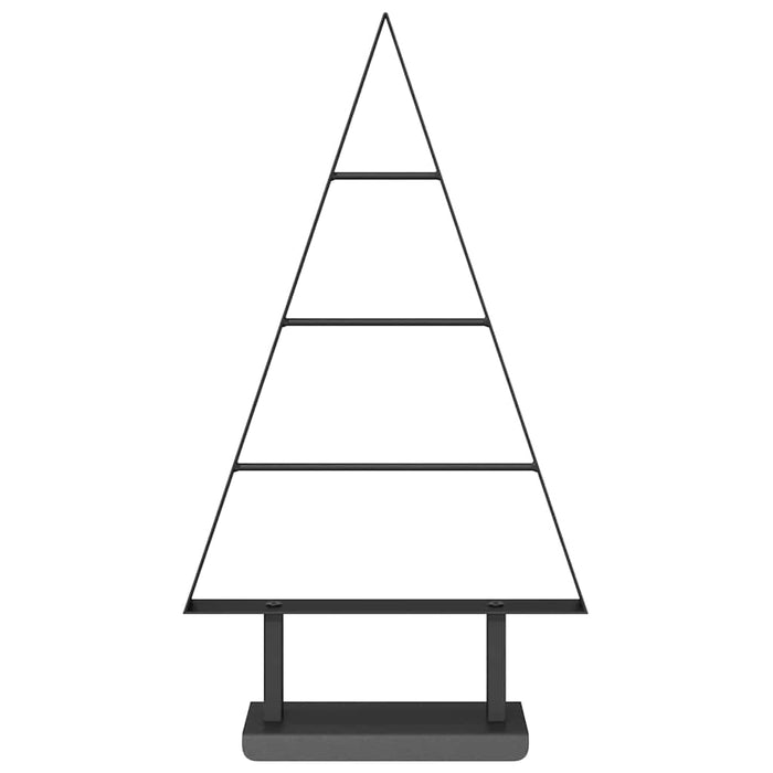 Pom de Crăciun din metal cu suport Negru 60 cm Oțel - WALTI WALTI