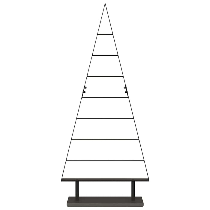 Pom de Crăciun din metal cu suport Negru 125,5 cm Oțel - WALTI WALTI