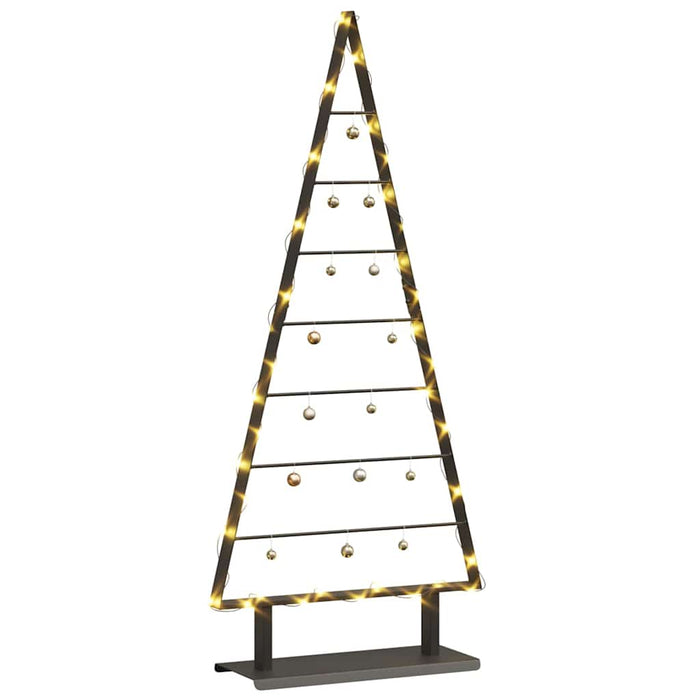 Pom de Crăciun din metal cu suport Negru 125,5 cm Oțel - WALTI WALTI