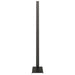 Pom de Crăciun din metal cu suport Negru 125,5 cm Oțel - WALTI WALTI