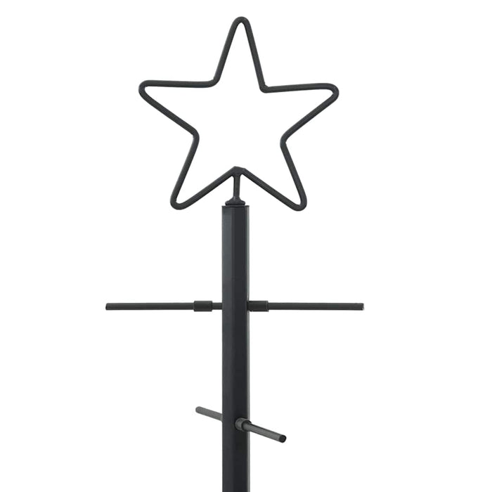 Pom de Crăciun din metal Negru 60 cm Oțel vopsit în pulbere - WALTI WALTI