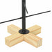 Pom de Crăciun din metal Negru 60 cm Oțel vopsit în pulbere - WALTI WALTI