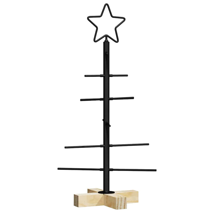 Pom de Crăciun din metal Negru 60 cm Oțel vopsit în pulbere - WALTI WALTI