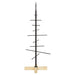 Pom de Crăciun din metal Negru 90 cm Oțel vopsit în pulbere - WALTI WALTI