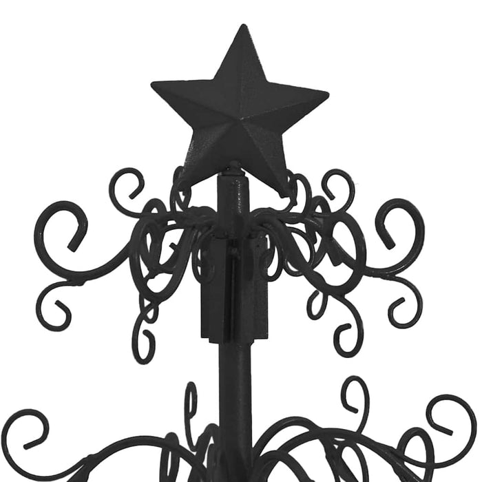 Pom de Crăciun din metal Negru 61 cm Oțel acoperit cu pulbere WALTI