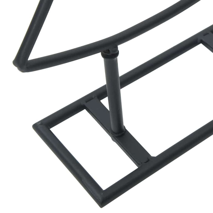 Pom de Crăciun din metal cu suport Negru 60 cm Oțel - WALTI WALTI