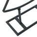 Pom de Crăciun din metal cu suport Negru 60 cm Oțel - WALTI WALTI