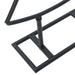 Pom de Crăciun din metal cu suport Negru 125 cm Oțel - WALTI WALTI