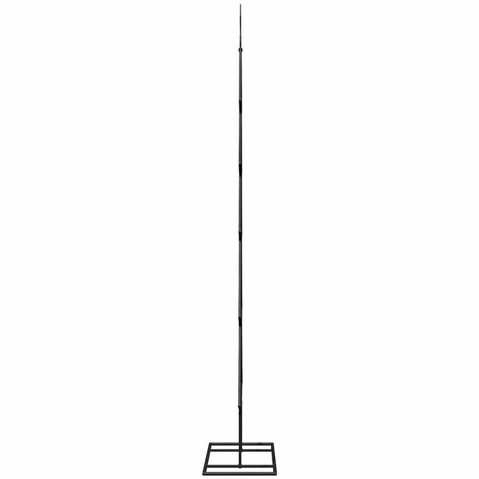 Pom de Crăciun din metal cu suport Negru 150 cm Oțel - WALTI WALTI