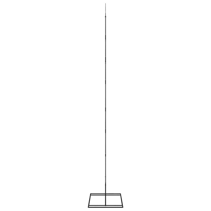 Pom de Crăciun din metal Negru 210 cm Oțel WALTI
