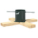 Suport pentru brad de Crăciun 1.73 Verde 50 x 50 x 16 cm - WALTI WALTI