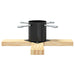 Suport pentru brad de Crăciun 1.73 Negru 50 x 50 x 16 cm - WALTI WALTI