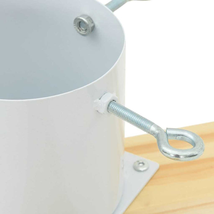 Suport pentru brad de Crăciun 1.73 Alb 50 x 50 x 16 cm - WALTI WALTI