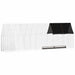 Cușcă pentru pui 2 pcs Argintiu 600 x 100 x 210 cm - WALTI WALTI