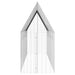 Cușcă pentru pui 2 pcs Argintiu 600 x 100 x 210 cm - WALTI WALTI
